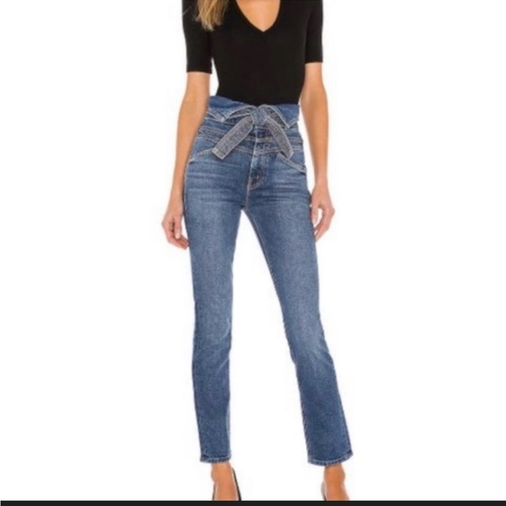 MOTHER High-Waisted Tie Waist Jeans – Great Condition